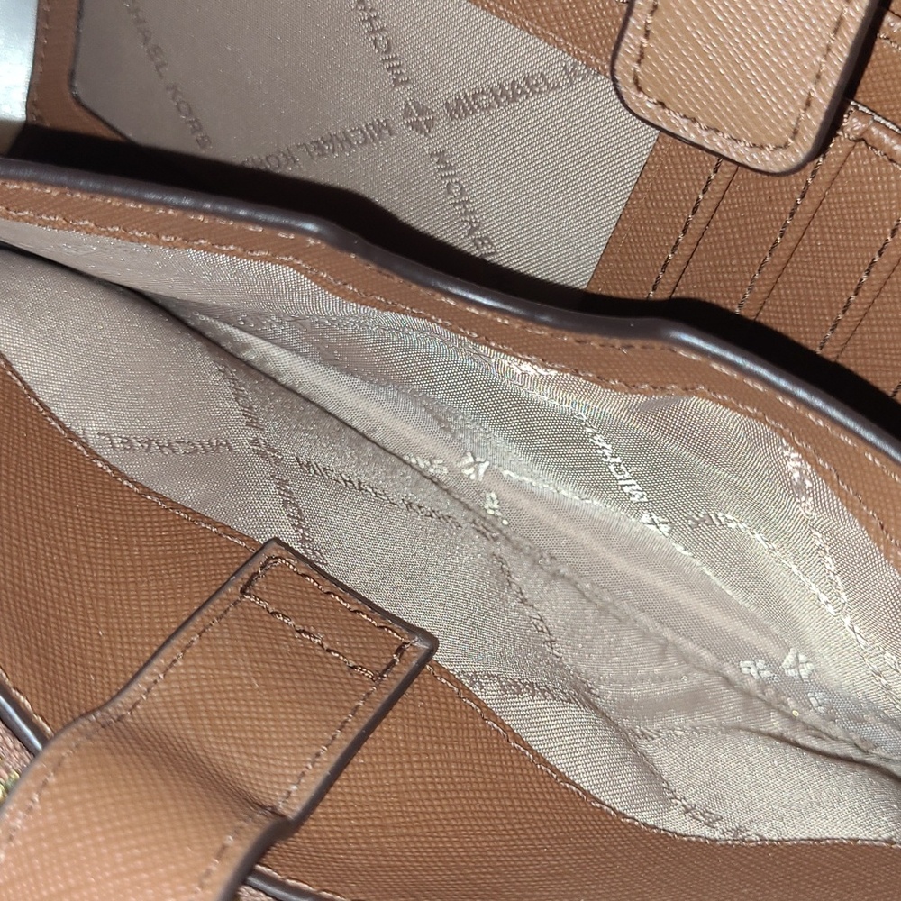 Michael Kors Brown Wristlet Clutch - Picture 8 of 13